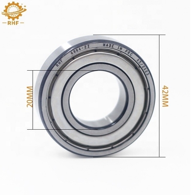 P5 GCr15 Chrome Steel 6004 Deep Groove Ball Bearing 20*42*12mm with 2RS ZZ RS Seals