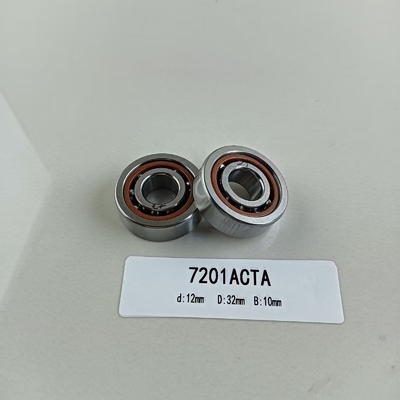 Unseparated Precision Rating P0 P2 P4 P5 P6 7201AC Angular Contact Ball Bearing 12*32*10mm