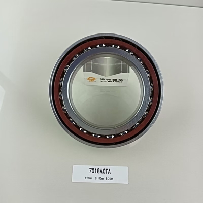 46118 Single Row 90*140*24mm Angular Contact Ball Bearing 7018AC with Radial Bearing