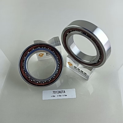 60*95*18mm Angular Contact Ball Bearing 7012AC with Single Row Design and Chrome Steel