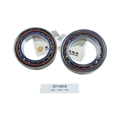 7011AC Angular Contact Ball Bearing with Standard Precision P0 P2 P4 P5 P6 55*90*18mm
