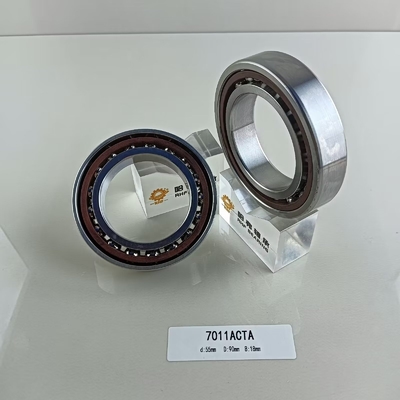 7011AC Angular Contact Ball Bearing with Standard Precision P0 P2 P4 P5 P6 55*90*18mm