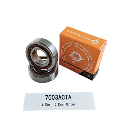 Ball Bearing 7003AC Angular Contact Structure for Automotive Machinery 17*35*10mm