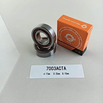 Ball Bearing 7003AC Angular Contact Structure for Automotive Machinery 17*35*10mm