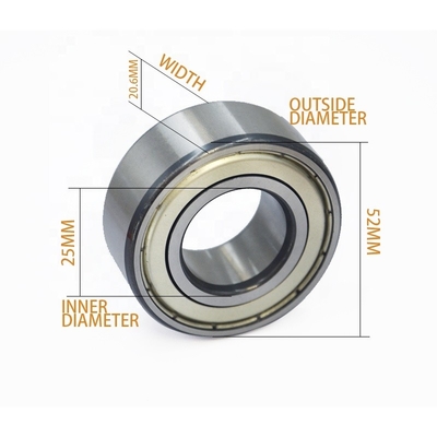 5205ZZ Angular Contact Ball Bearing 25*52*20.6mm for Retail Distribution Channel