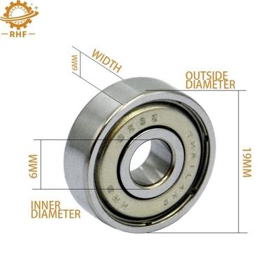 Mining Deep Groove Ball Bearing 626-ZZ 6*19*6mm Chrome Steel Miniature Bearing 626ZZ