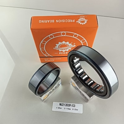 Long Life NU/NJ/NF212ECP Cylindrical Roller Bearing 60*110*22mm with Tough Steel Cage