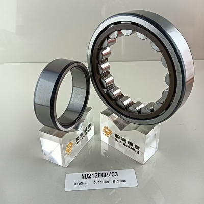 Long Life NU/NJ/NF212ECP Cylindrical Roller Bearing 60*110*22mm with Tough Steel Cage