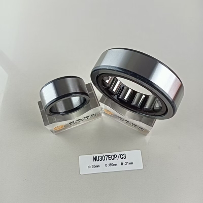 NU/NJ/NF307ECP Cylindrical Roller Bearing with High Temperature Resistance 35*80*21mm