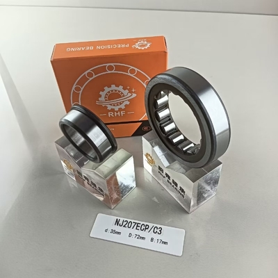 35*72*17mm NU/NJ/NF207ECP Grease or Oil Lubricated Cylindrical Roller Bearing