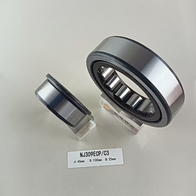 Single Row 45*100*25mm NU/NJ/NF309ECP Cylindrical Roller Bearing with Oil Lubrication