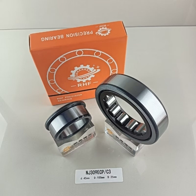 Single Row 45*100*25mm NU/NJ/NF309ECP Cylindrical Roller Bearing with Oil Lubrication