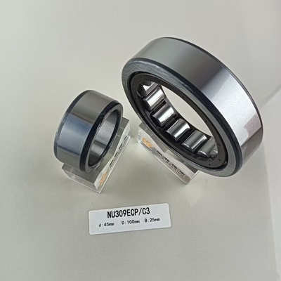 Single Row 45*100*25mm NU/NJ/NF309ECP Cylindrical Roller Bearing with Oil Lubrication