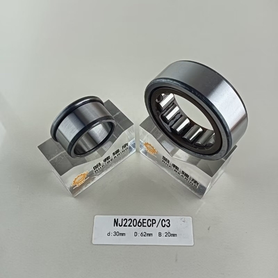 Precision Rating P0 P2 P4 P5 P6 NU/NJ/NF2206ECP Cylindrical Roller Bearing 30*62*20mm