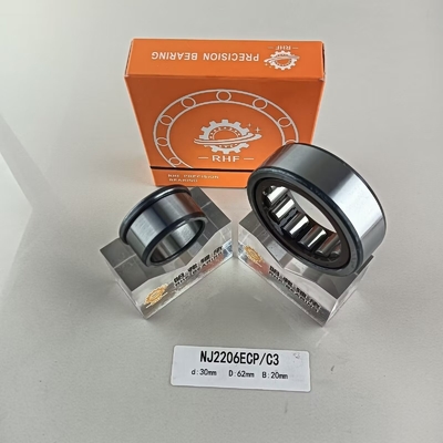 Precision Rating P0 P2 P4 P5 P6 NU/NJ/NF2206ECP Cylindrical Roller Bearing 30*62*20mm