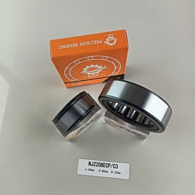 Chrome Steel Gcr15 NU/NJ/NF2208ECP Cylindrical Roller Bearing 40*80*23mm for Industrial