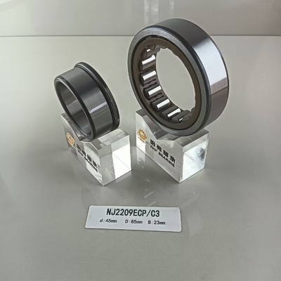 45*85*23mm NU/NJ/NF2209ECP Cylindrical Roller Bearing for Construction Machinery