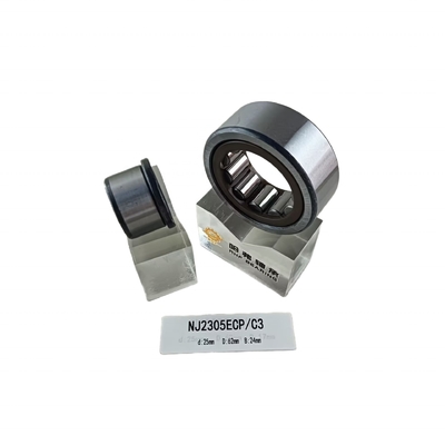 25*62*24mm Cylindrical Roller Bearing NU/NJ/NF2305ECP with Cylindrical Structure