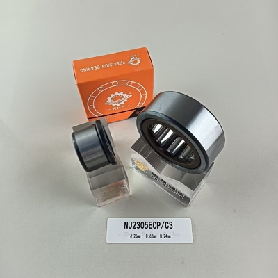 25*62*24mm Cylindrical Roller Bearing NU/NJ/NF2305ECP with Cylindrical Structure