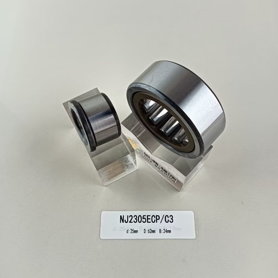 25*62*24mm Cylindrical Roller Bearing NU/NJ/NF2305ECP with Cylindrical Structure