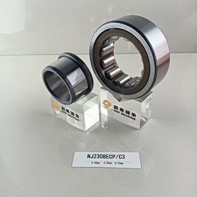 40*90*33mm NU/NJ/NF2308ECP Cylindrical Roller Bearing for Construction Machinery