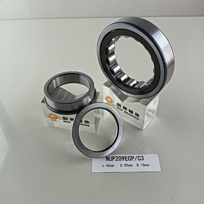 Single Row Cylindrical Roller Bearing NUP209ECP 45*85*19mm for Agricultural Machinery