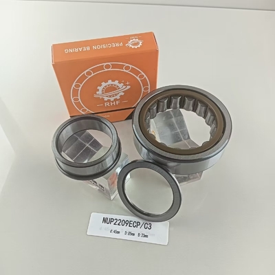 NUPF2209ECP Cylindrical Roller Bearing 45*85*23mm for Lubricate Grease or Oil Lubricated